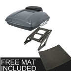 Trunk Pad Mount Rack for Harley Touring Road Glide (2014–2026) Gunship Gray