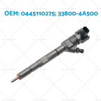 Set of 4 Fuel Injectors for Hyundai iLoad/iMax (0445110275, 33800-4A500)