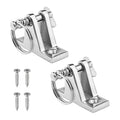 2 Pack 316 SS 90 Degree Deck Hinge for Marine Boat (Bimini Top)
