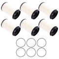 6-Pack Fuel Filter Elements for Detroit DD13/DD15/DD16 (2010–2017)
