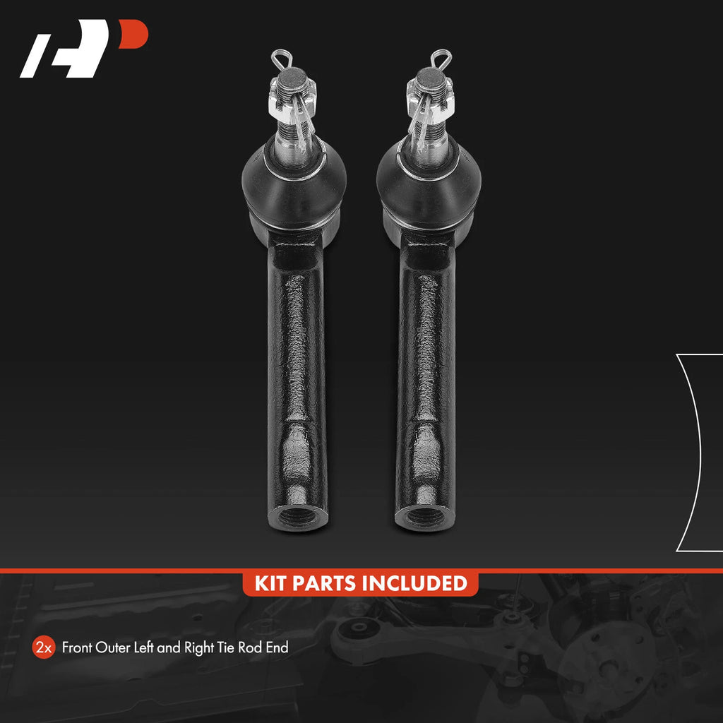 2X Front Outer Side Tie Rod End for Subaru Impreza (2017-2022)