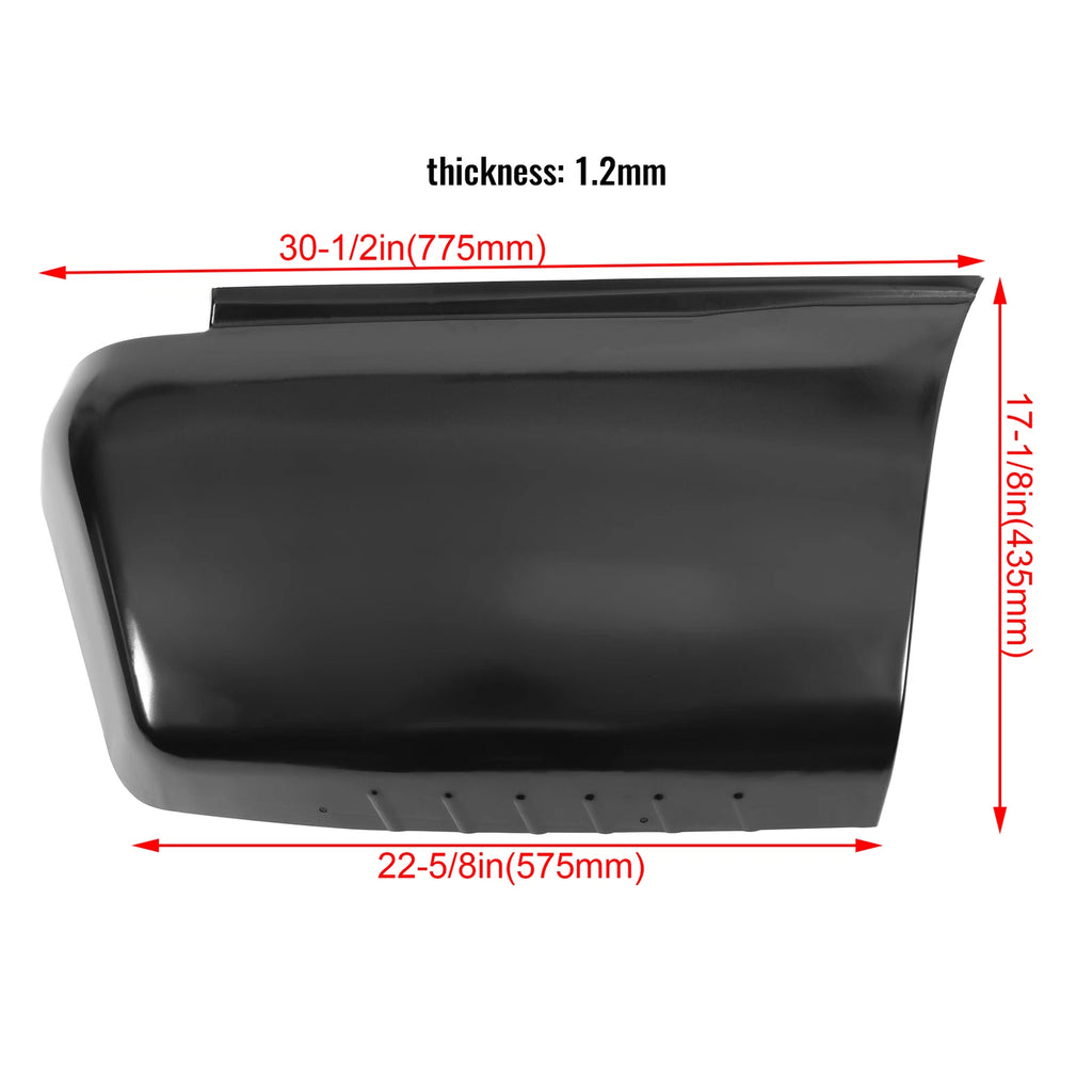 Rear Steel Quarter Panel Patch for Chevy Suburban Yukon XL (2000-2006)