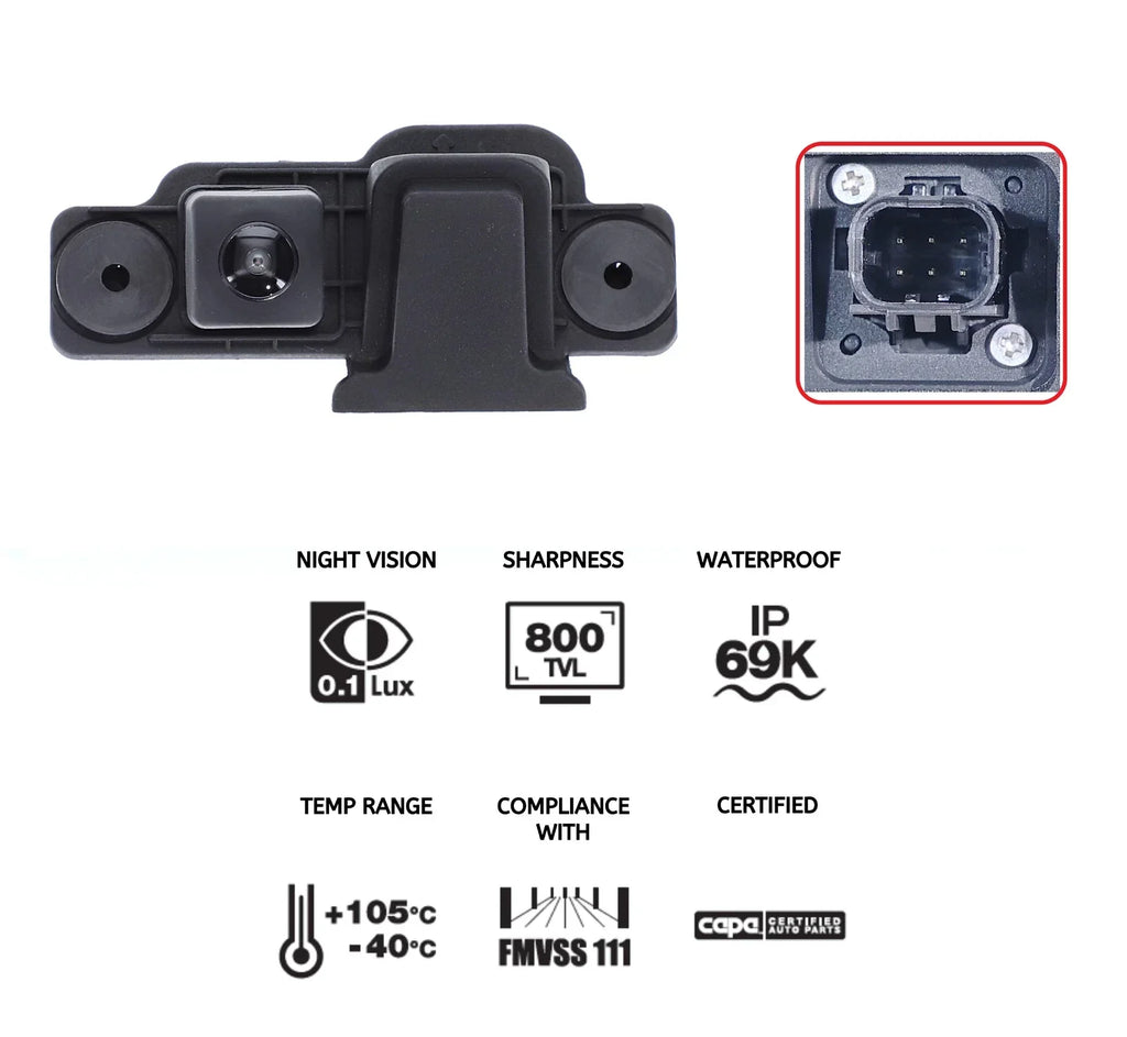 Reverse Backup Camera OE Connector for Toyota HiAce GDH/GRH (2019–2024)