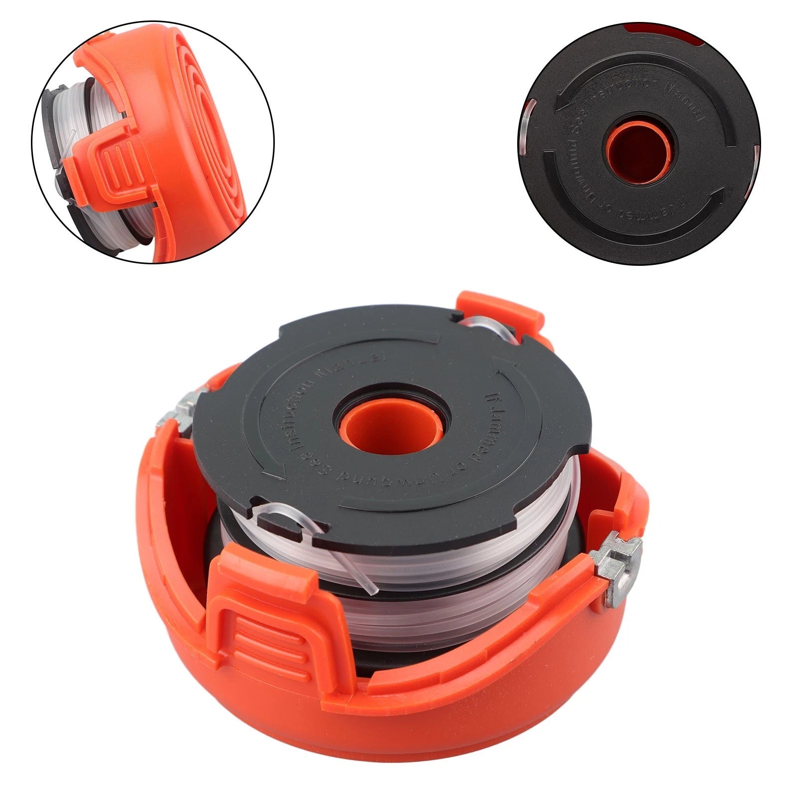 Strimmer Spool Cover + 3 Spool & Line for Black Decker GL315 GL350 (2015–2023)