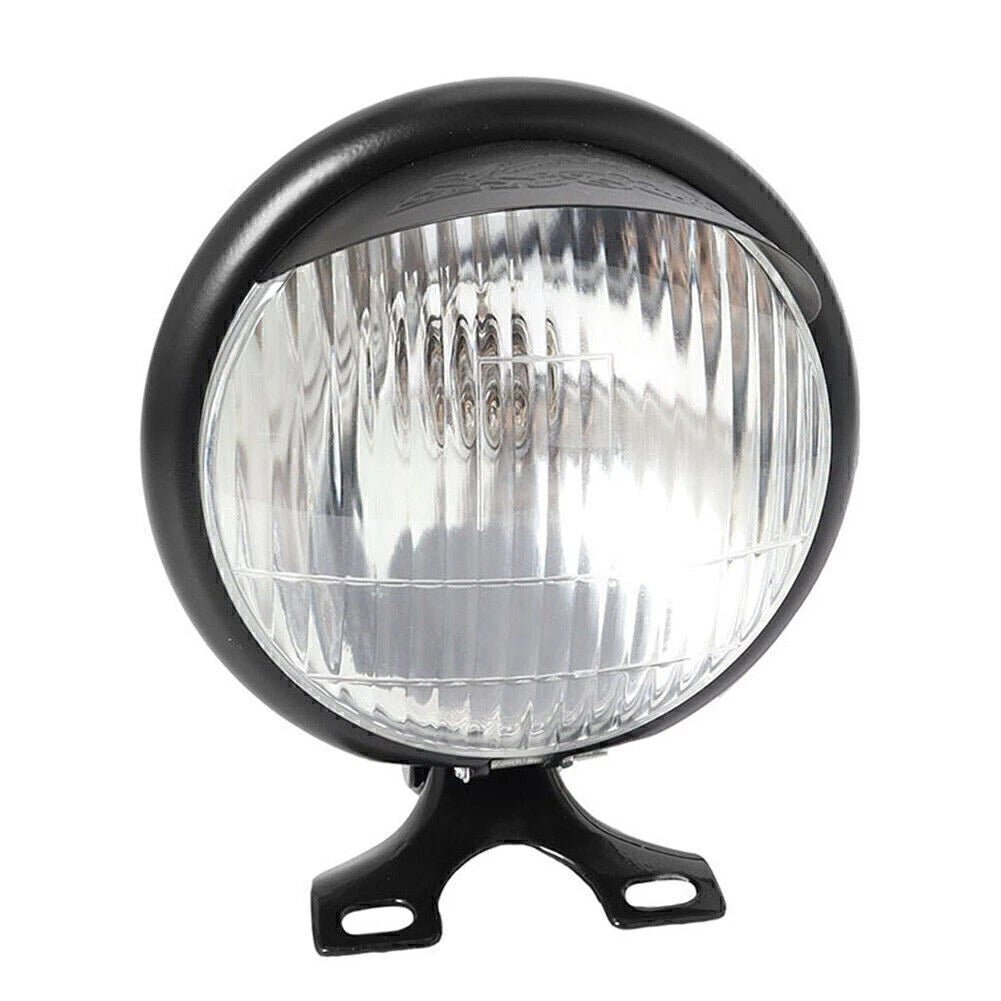 5'' Vintage Metal Front Headlight for Harley Suzuki Honda