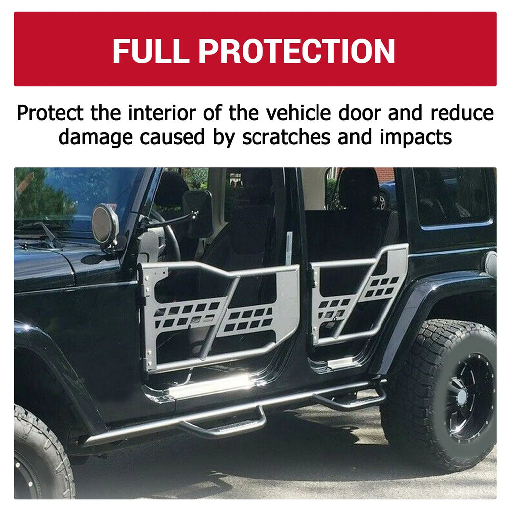 Set of 4 Tubular Doors for Jeep Wrangler JK (2007–2018)