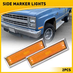 Front Bumper Side Marker Light Fender Lamp Shell for Chevy GMC C/K (1981–1991)