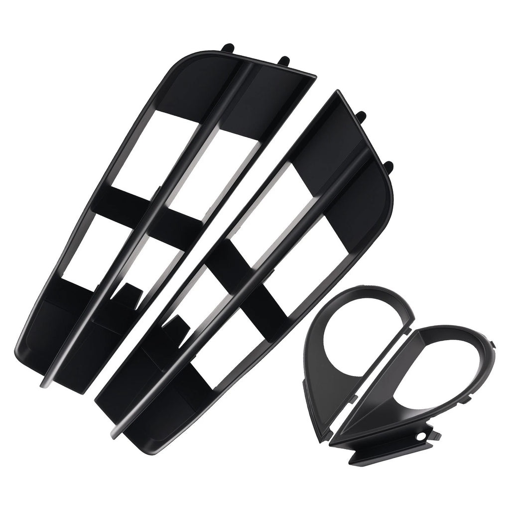 Front Upper Lower Bumper Fog Grille for Audi Q7 (2010–2015) 4L0807681B 4L0807682B
