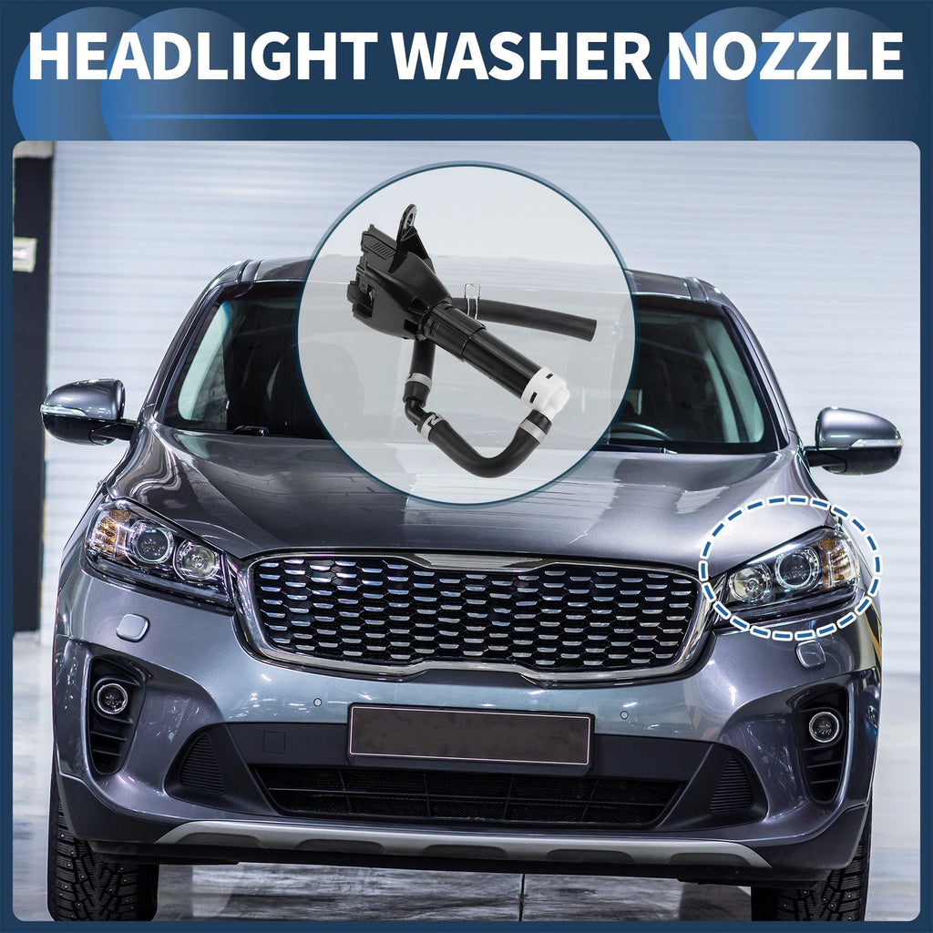 Front Driver Side Headlight Washer Nozzle for Mitsubishi Outlander (2003–2021) No. 8264A053