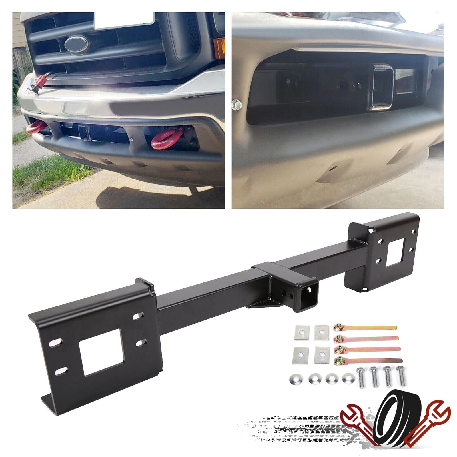 Front Mount Trailer Receiver Hitch for Ford F-250 F-350 Excursion (1999–2007)