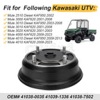 Rear Brake Drum for Kawasaki KAF620 Mule 3000 3010 2001–2008, Mule 4000 2009–2023