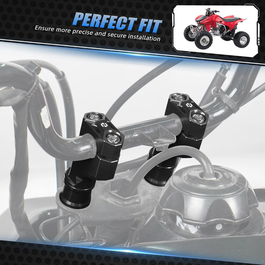 Kick Start Handlebar Riser Clamps for Honda TRX450R (2006–2009)