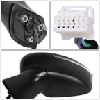 Driver Left Side Door Mirror with Power Mirror/Turn Signal for Nissan Versa (2015–2019)