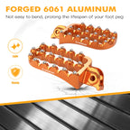 62mm Aluminum Wide Foot Pegs for KTM 390 Adventure (2020–2024)
