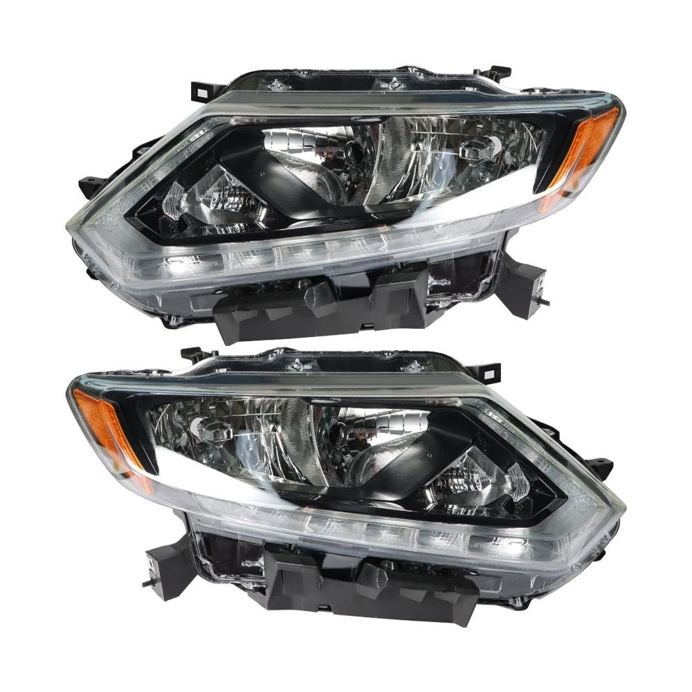 Halogen Headlights Pair for Nissan Rogue (2014-2016)