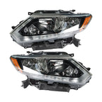 Halogen Headlights Pair for Nissan Rogue (2014-2016)