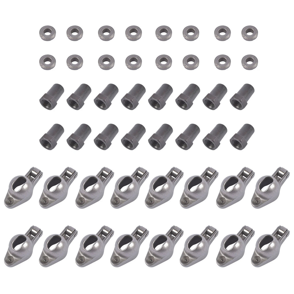 16Pcs Rocker Arms Set for Small Block Chevy SBC (262-400) Roller Tip