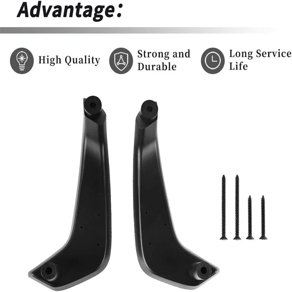 Car Interior Door Handle Manual Window Panel Left + Right for Ford Fiesta (2011-2020)