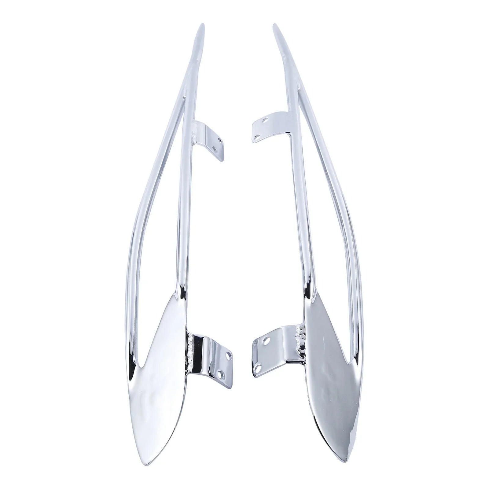 Chrome Saddlebag Protector Rails for Indian Chieftain Roadmaster (2014-2023)