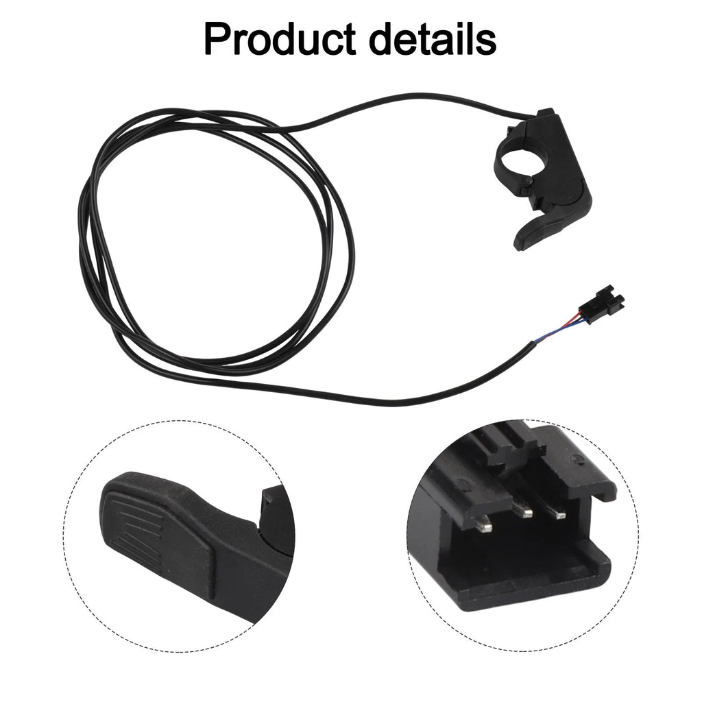 Throttle for eBike with 3Pin Connector (Compatible with Speed Controllers)