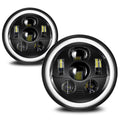 LED Projector Headlight for Jeep Wrangler JK (2007–2018) Black/Clear
