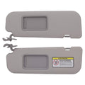 Pair Sun Visor Set LH RH for Hyundai Elantra (2011–2015) 852103X000TX Gray