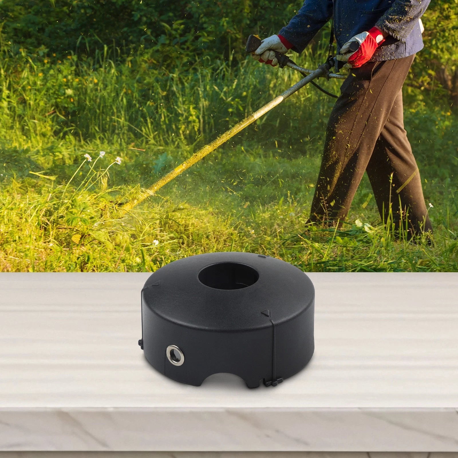 Spool Line Cover Cap for Bosch ART 23 26 30 Combitrim (Plastic Black)
