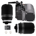 Pair Rear Air Spring Bags W/ Compressor For Mercedes E CLS Class C218 W212 S212