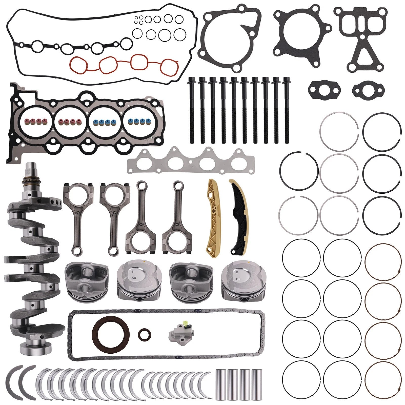 Complete 1.6L Rebuild Kit for Hyundai Accent/Kia Rio (2012–2019)