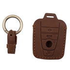 Leather / Key Case Cover Holder Shell for BMW Keyless