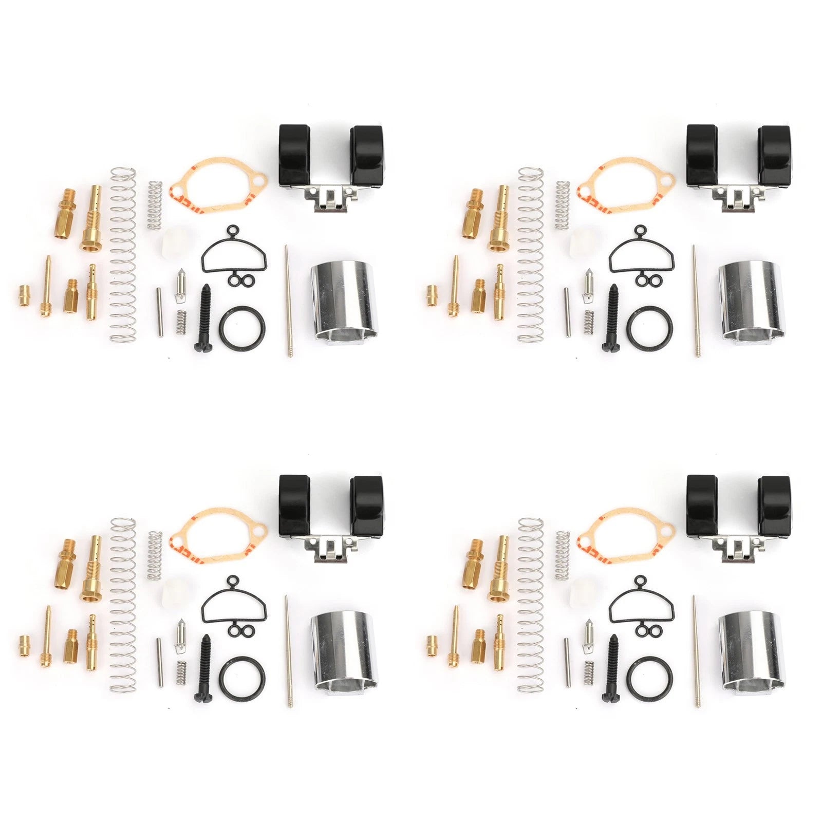 4X Carburetor Repair Rebuild Kit for PWK Keihin OKO (Motorcycle)