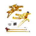 Racing Gold Rear Sets Footpegs for Honda CBR600RR (2003–2006), CBR1000RR (2004–2007)