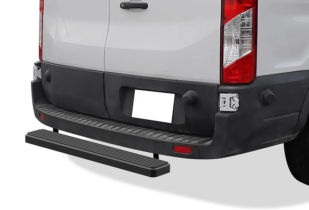 Rear Step Bar for Ford Transit Full Size Van (2015–2026) Matte Black