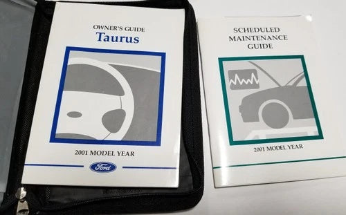 Owners Manual Kit for Ford Taurus (2001) OEM with Case