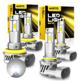 2X AUXITO 9005 LED Headlight Bulbs for High Beam (6500K Ultra White)