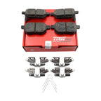 Set of 4 TRW Pro Rear Ceramic Brake Pads for CT200h, iM, Corolla iM, Prius, Prius Plug-In (2011–2019)