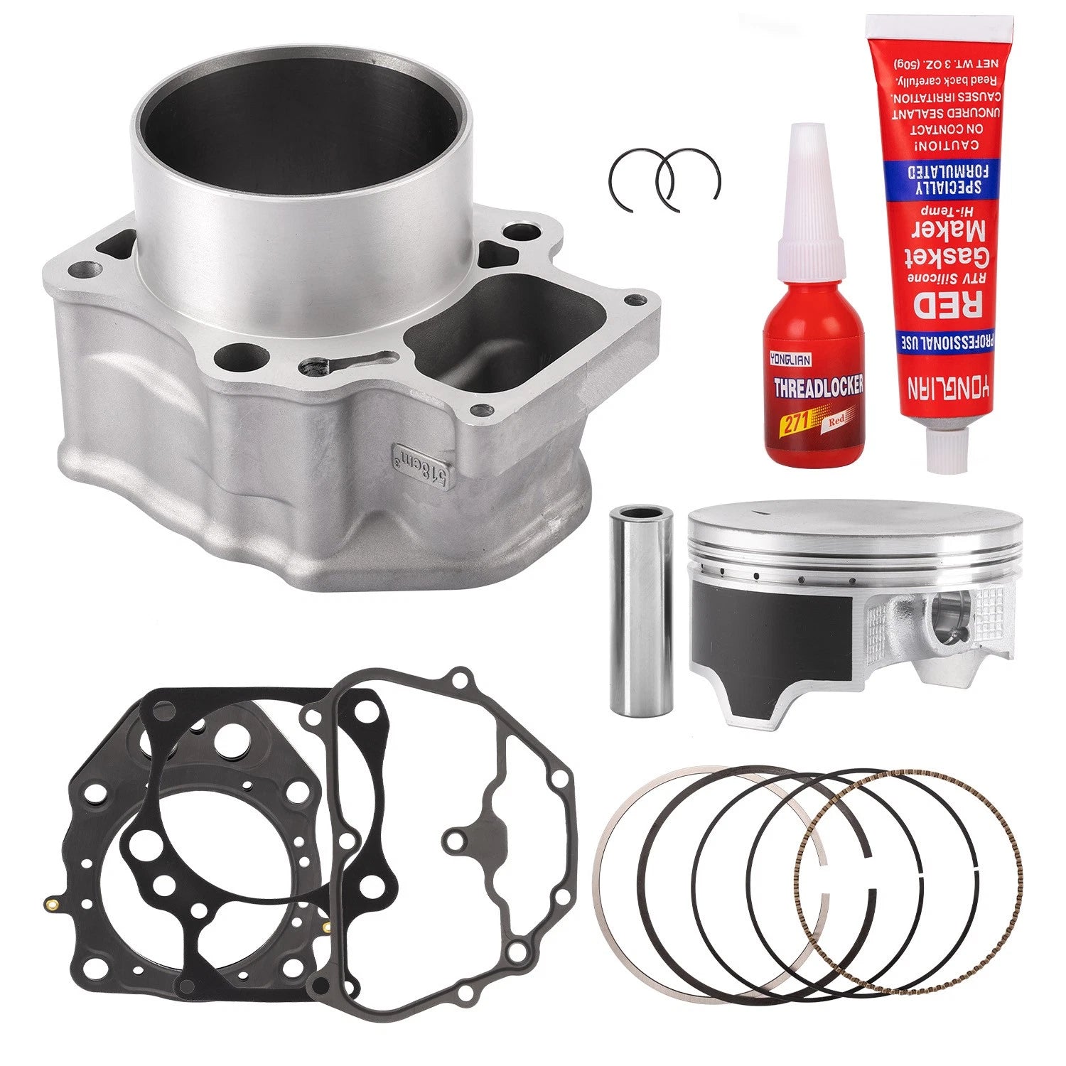 Cylinder Gasket Piston for Honda TRX520 Foreman Rubicon (2020–2024)