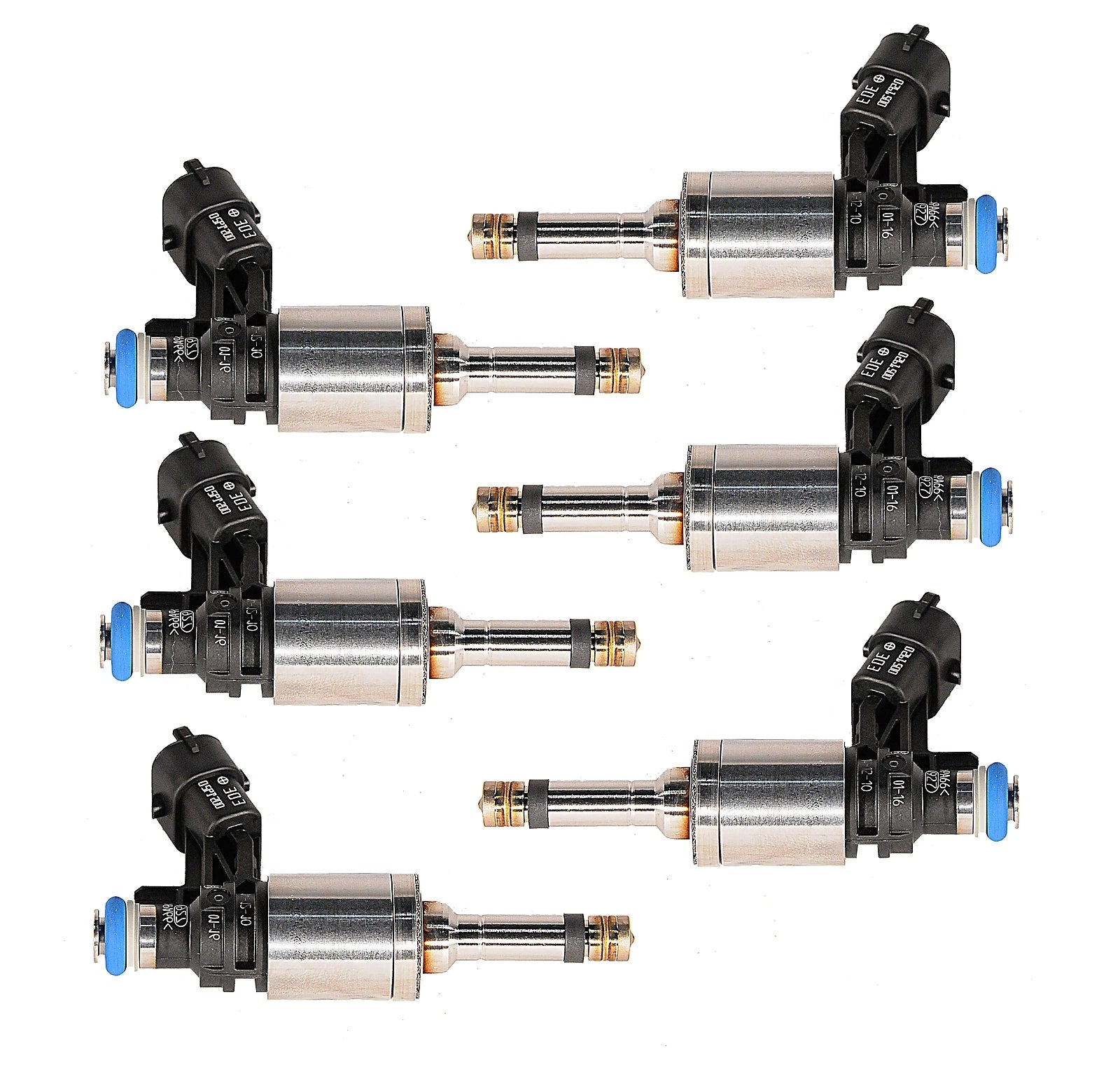 Set of 6 Fuel Injectors for Buick Enclave, Chevrolet Traverse (2008–2017)