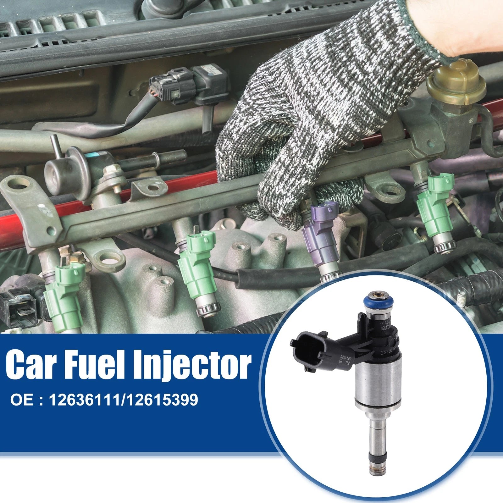 Set of 4 Fuel Injector Nozzles 12636111 for Buick Regal 2.0L (2011–2013)