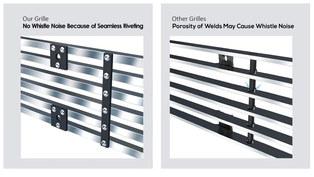 Stainless Steel Chrome Billet Grille for GMC Yukon Denali (1998-2000)