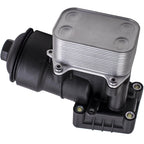 Oil Filter Housing w/ Filter & Cooler for VW Audi Seat Skoda 2.0L (2010–2023)