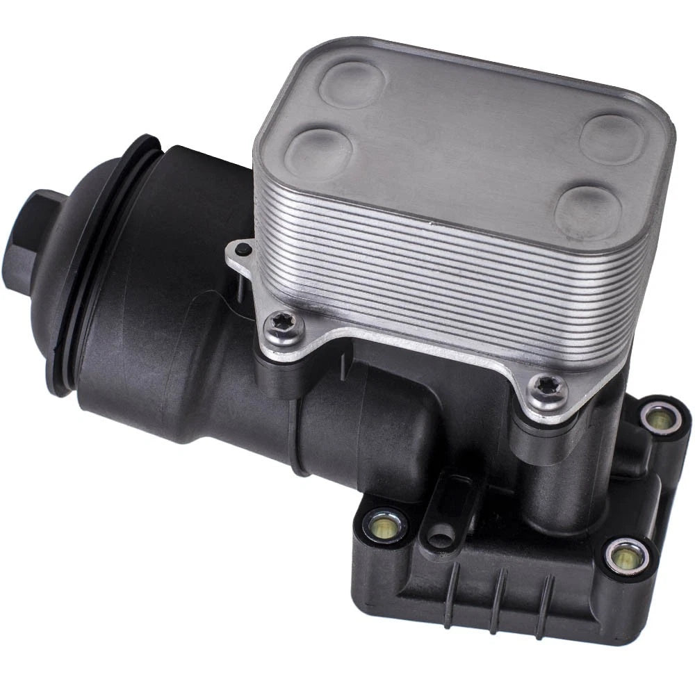 Oil Filter Housing w/ Filter & Cooler for VW Audi Seat Skoda 2.0L (2010–2023)