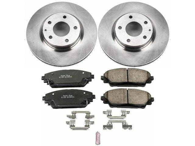 Front Brake Pad and Rotor Kit for Mazda 3 2.5L (2014–2018) WR688HJ