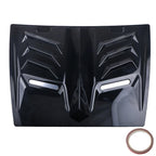 ABS Glossy Black Hood Vent Scoop Cover for Car Exterior Trim