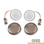 2" LED Turn Signal Lights with 1157 Socket for Harley Touring Softail
