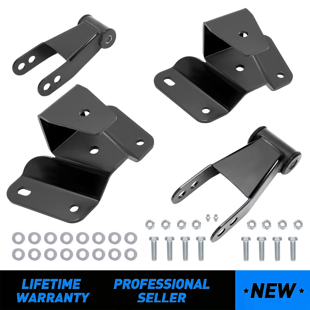 4" Drop Kit Leveling Lowering Shackles Hangers for Ford F150 F100 (1973–1996)