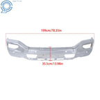 Chrome Front Bumper with Sensor Holes for GMC Sierra 1500 (2016-2018)