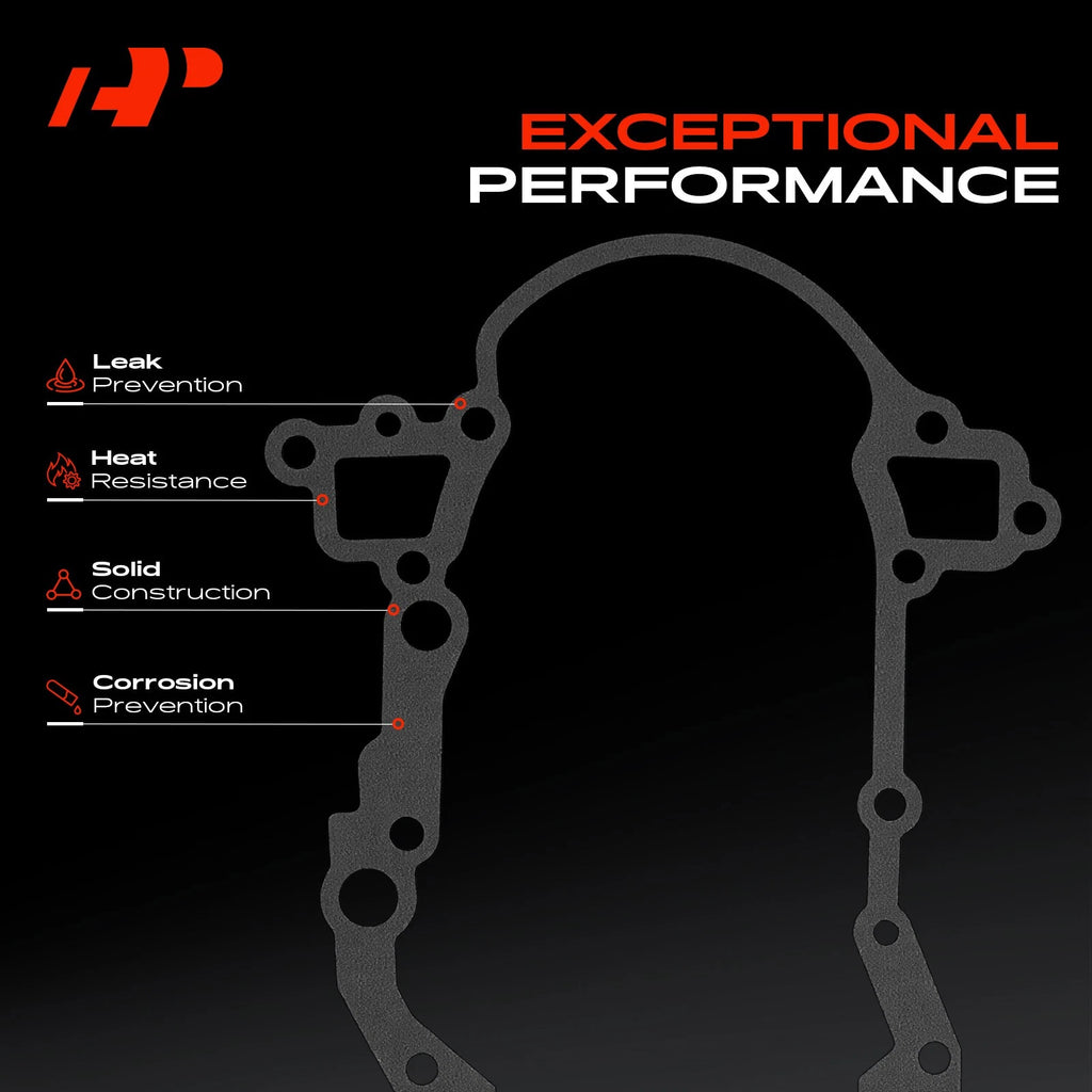 Engine Timing Cover Gasket Set for Buick Regal, LeSabre, Chevy, Pontiac