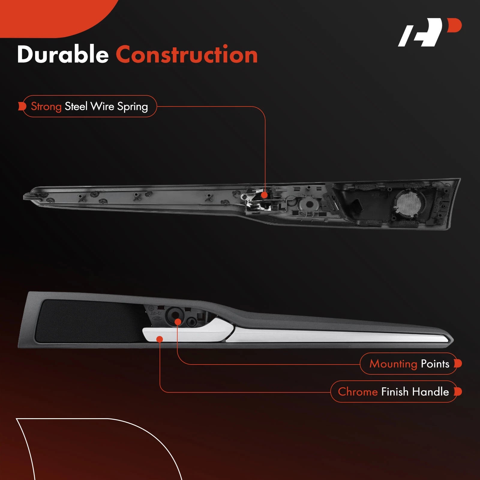 Rear Right Interior Door Handle for Ford Fusion (2013-2016)