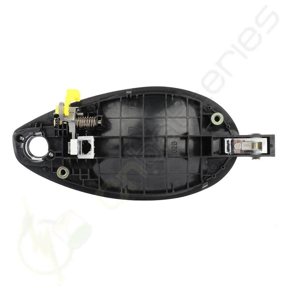 Outside Front Driver LH Door Handle for Hyundai Tiburon (2003–2008) Black Chrome